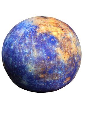 MERCURY Kids Space Planet Pillow Stuffed Plush Toy Novelty 8-inch NEW